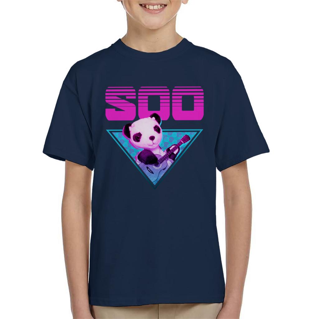 Sooty Soo Guitar Vaporwave Kid's T-Shirt product image 1