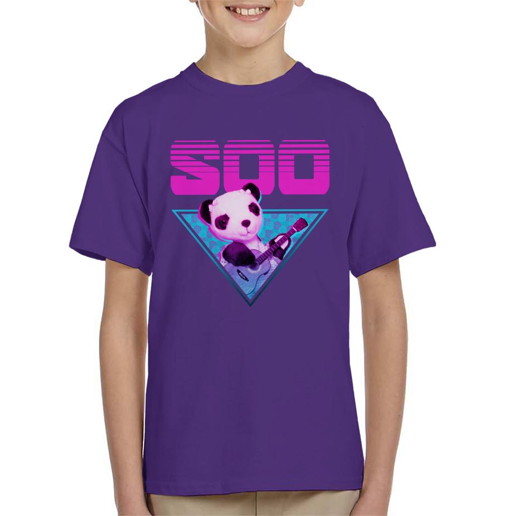 Sooty Soo Guitar Vaporwave Kid's T-Shirt product image 4