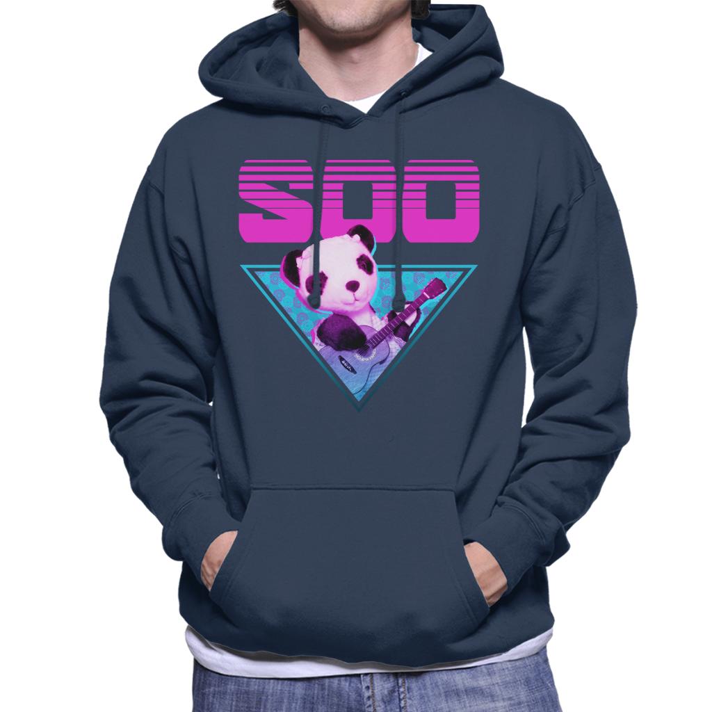 Sooty Soo Guitar Vaporwave Men's Hooded Sweatshirt product image 1