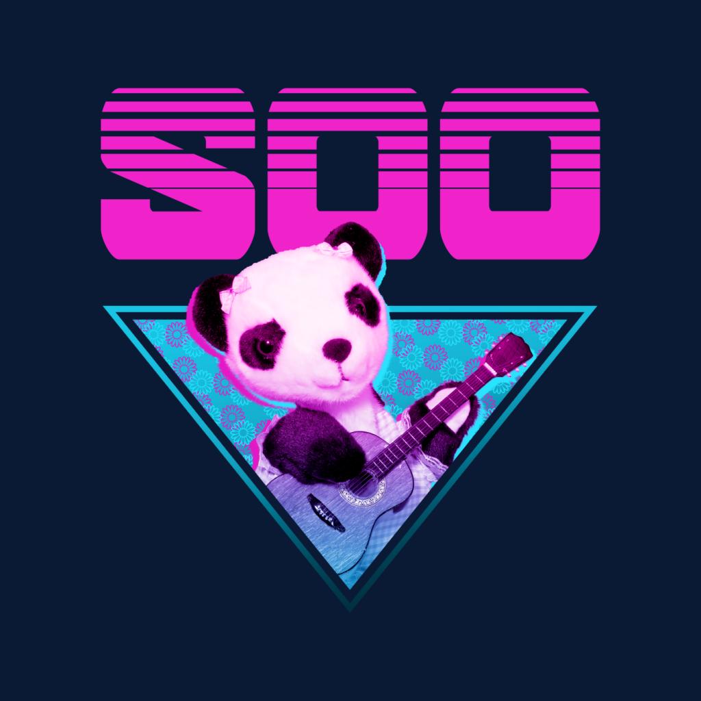 Sooty Soo Guitar Vaporwave Men's Hooded Sweatshirt product image 2