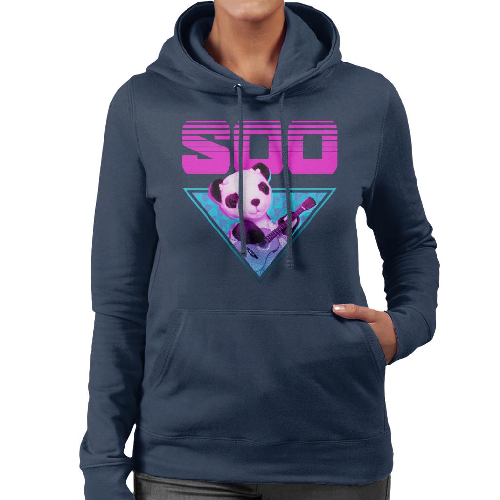 Sooty Soo Guitar Vaporwave Women's Hooded Sweatshirt product image 1