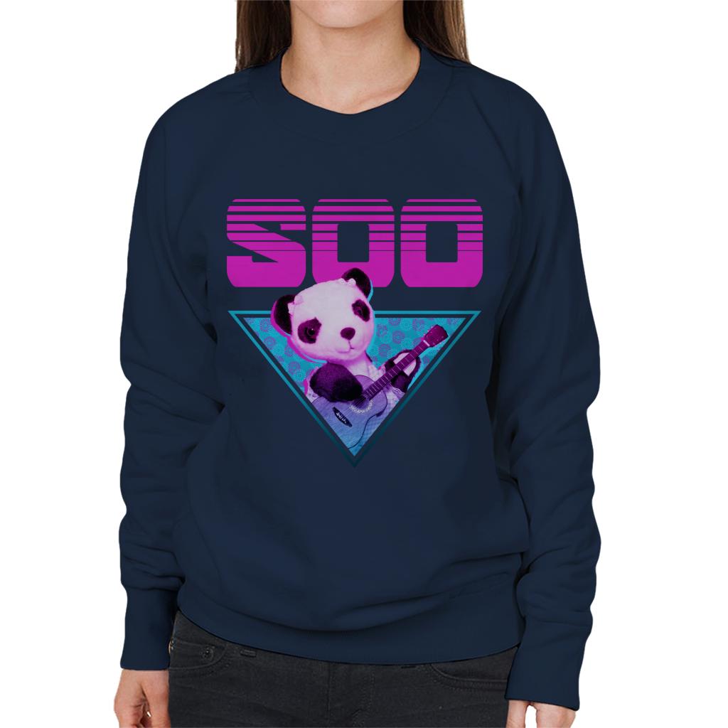 Sooty Soo Guitar Vaporwave Women's Sweatshirt product image 1