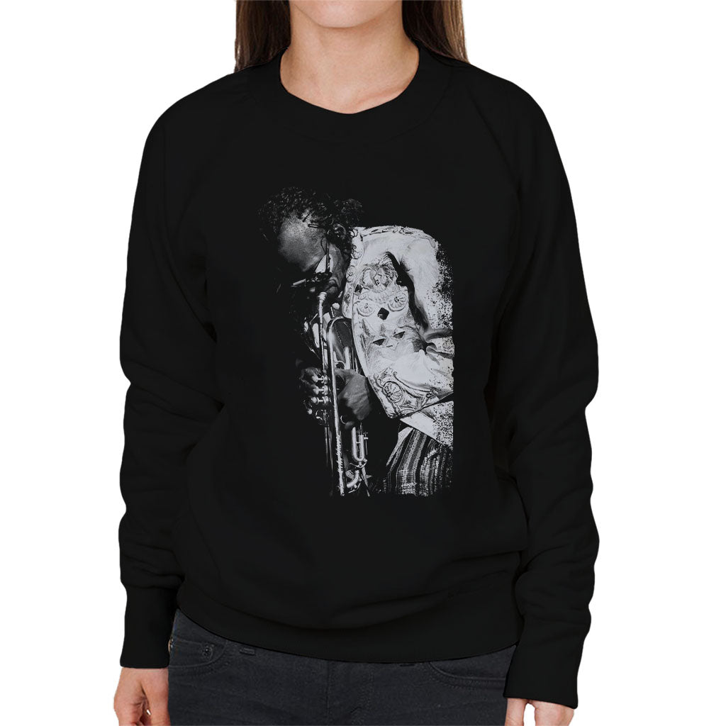 Miles Davis Playing In London 1986 Women's Sweatshirt product image 1