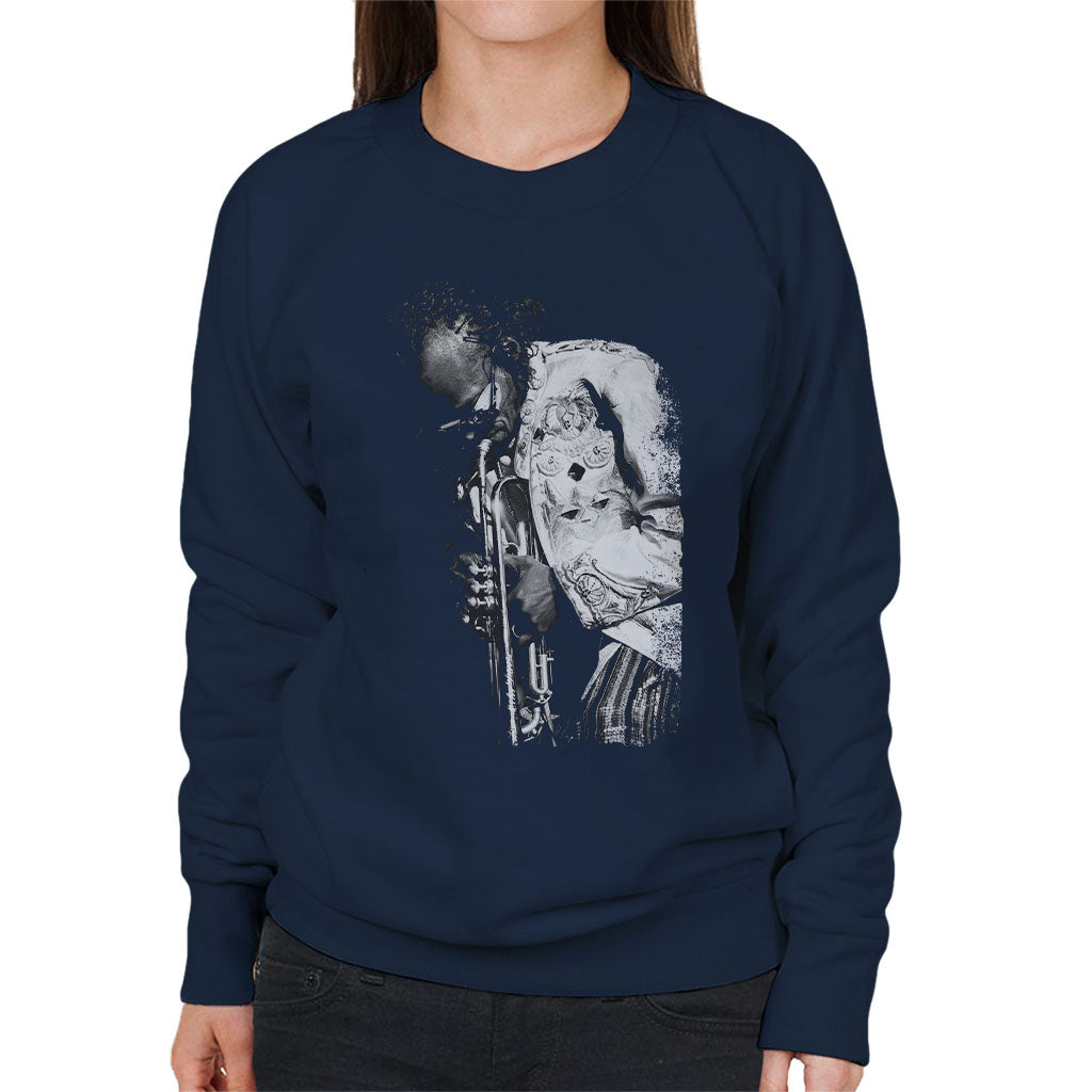 Miles Davis Playing In London 1986 Women's Sweatshirt product image 4