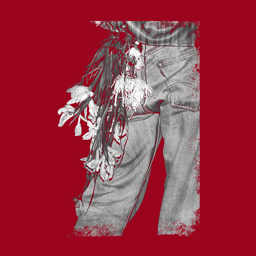 The Smiths Morrissey Flowers In Back Pocket Men's T-Shirt product image 7