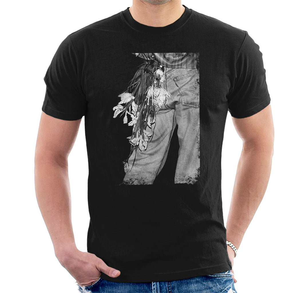 The Smiths Morrissey Flowers In Back Pocket Men's T-Shirt product image 1