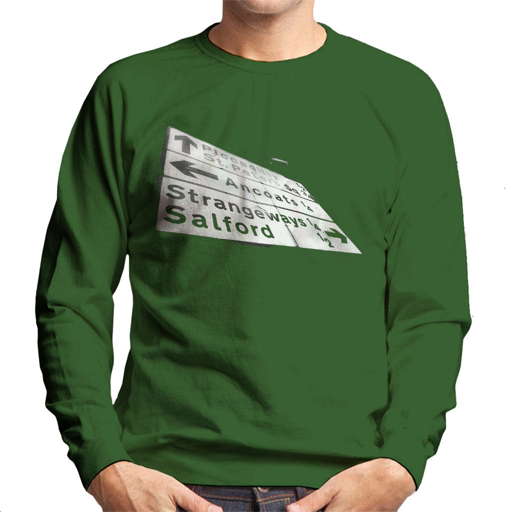 Manchester Road Signs 1985 Men's Sweatshirt product image 6