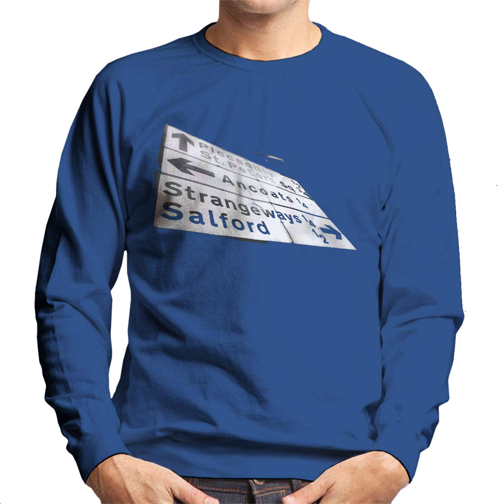 Manchester Road Signs 1985 Men's Sweatshirt product image 4