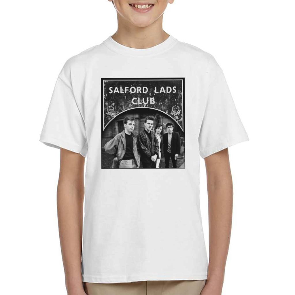 Salford Lads Clubs The Smiths Black & White Kid's T-Shirt product image 4