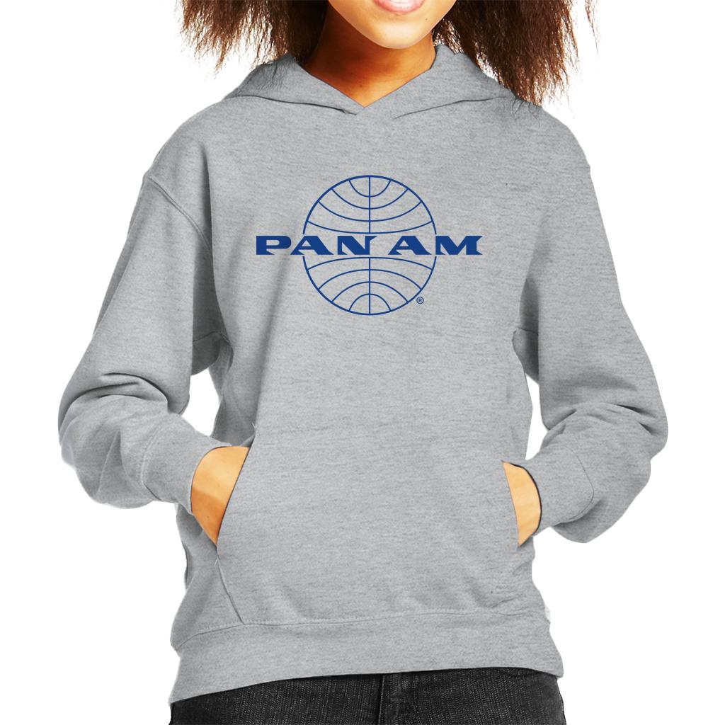 Pan Am Classic Blue Logo Kid's Hooded Sweatshirt product image 1