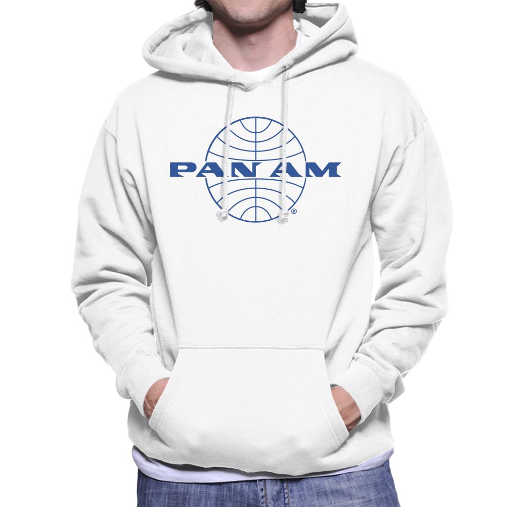 Pan Am Classic Blue Logo Men's Hooded Sweatshirt product image 4