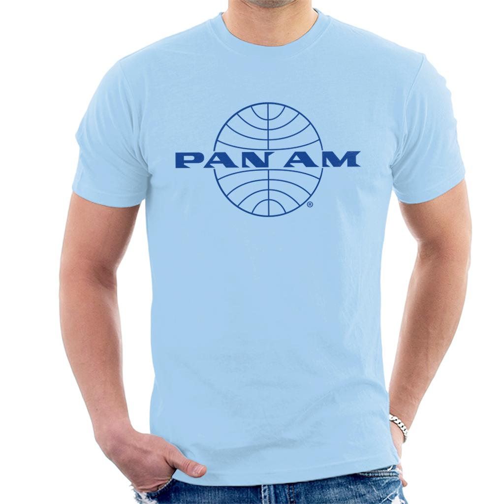 Pan Am Classic Blue Logo Men's T-Shirt product image 6
