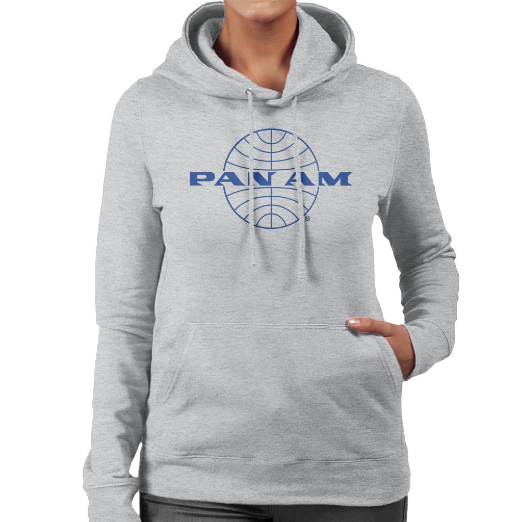 Pan Am Classic Blue Logo Women's Hooded Sweatshirt product image 1