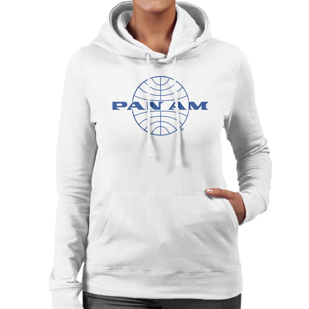 Pan Am Classic Blue Logo Women's Hooded Sweatshirt product image 4