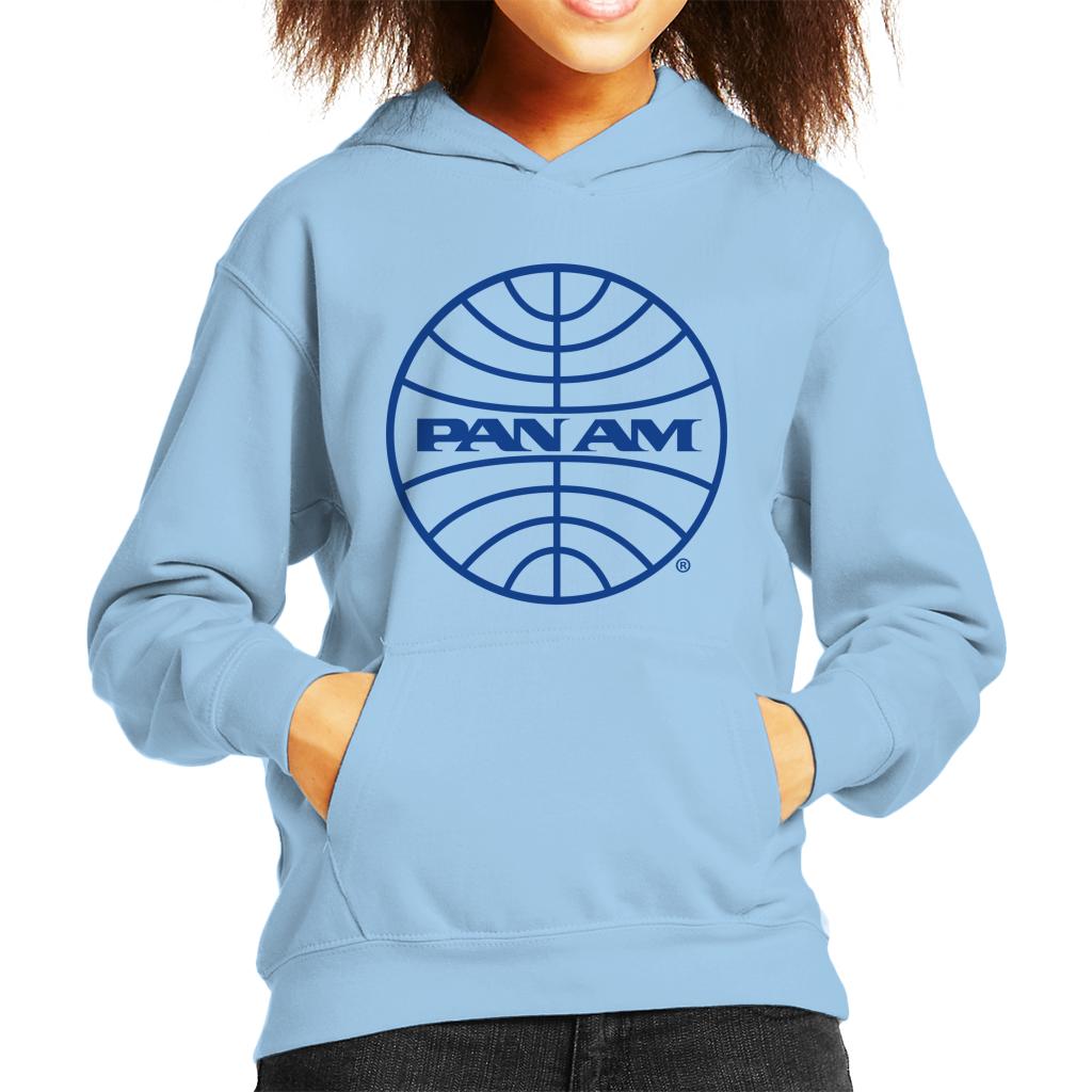 Pan Am Blue Logo Kid's Hooded Sweatshirt product image 4