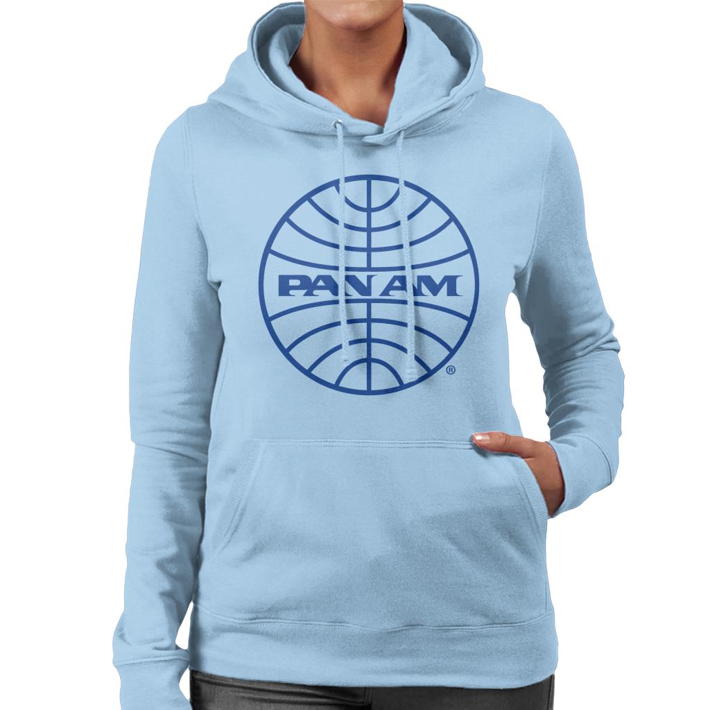 Pan Am Blue Logo Women's Hooded Sweatshirt product image 4