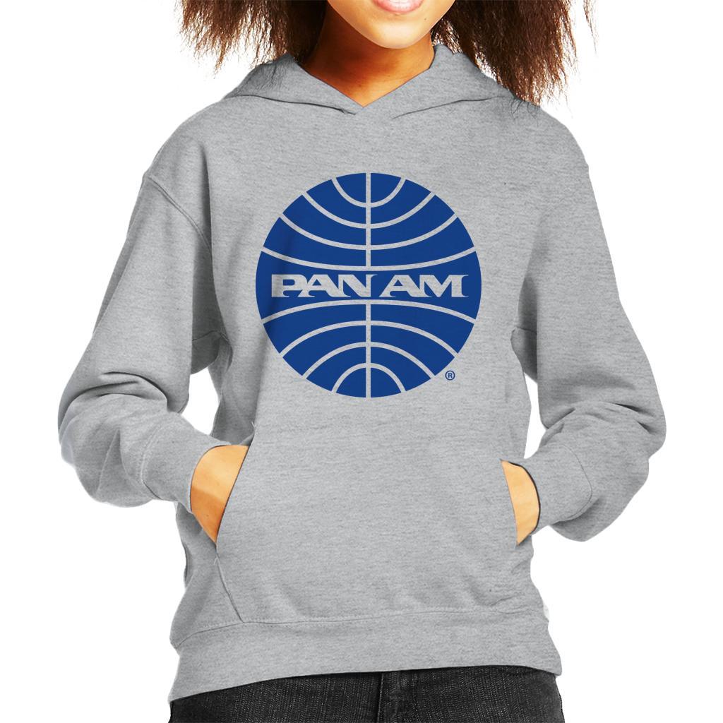 Pan Am Blue Outline Logo Kid's Hooded Sweatshirt product image 1