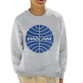 Pan Am Blue Outline Logo Kid's Sweatshirt product image 1