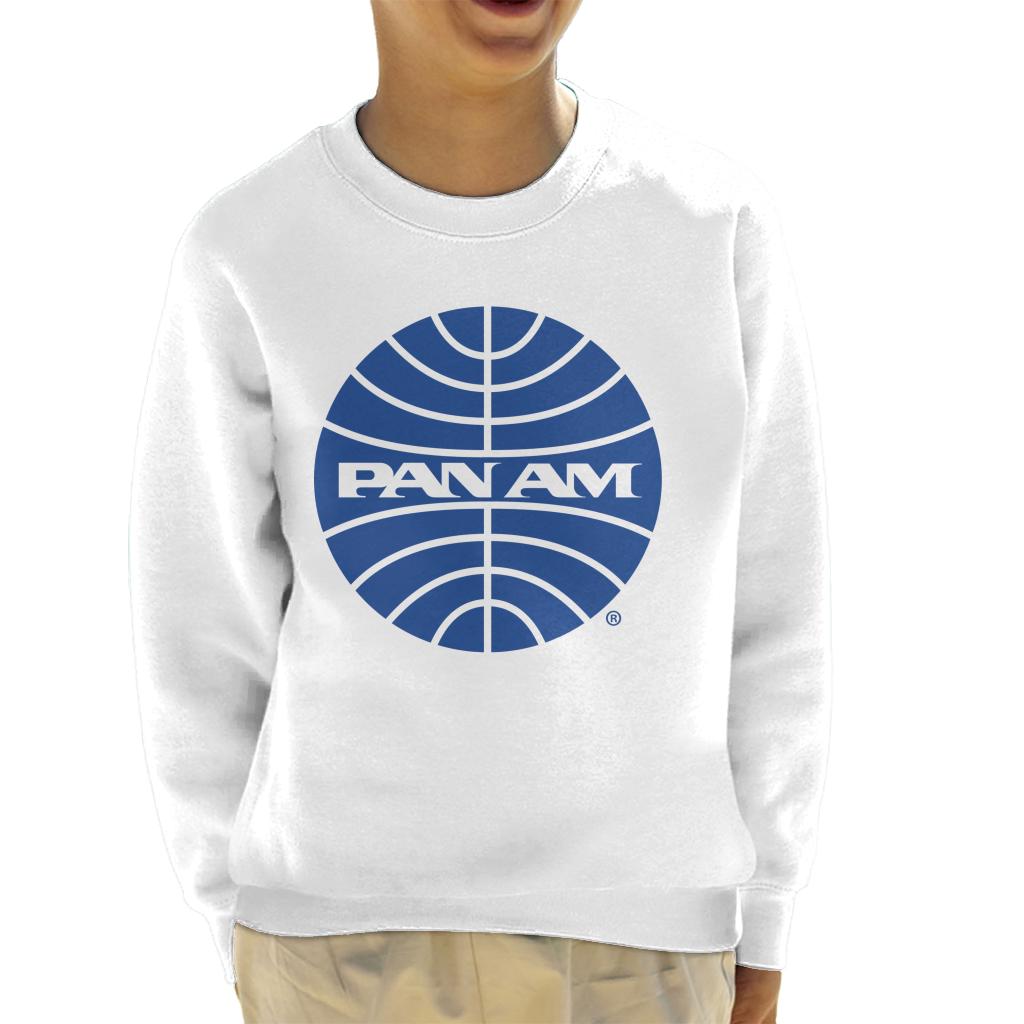 Pan Am Blue Outline Logo Kid's Sweatshirt product image 6