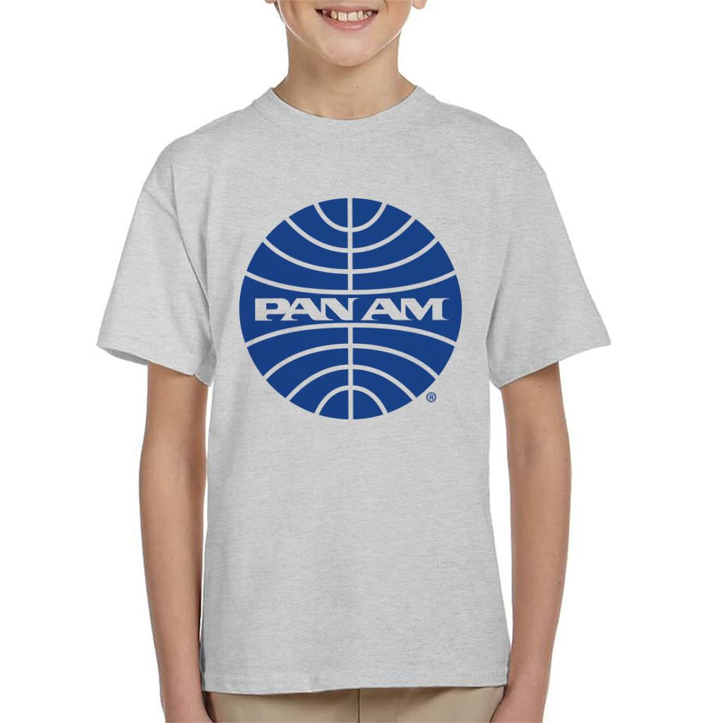 Pan Am Blue Outline Logo Kid's T-Shirt product image 1