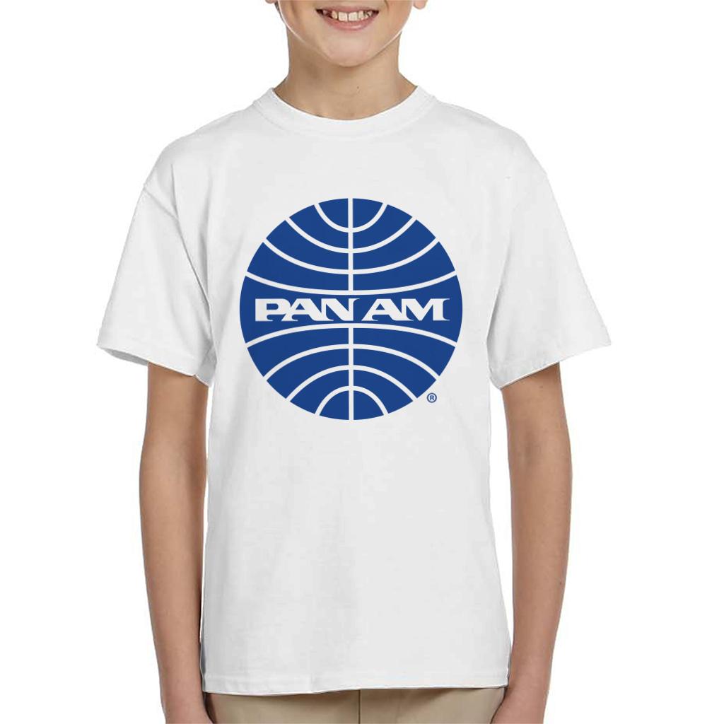 Pan Am Blue Outline Logo Kid's T-Shirt product image 4