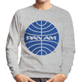 Pan Am Blue Outline Logo Men's Sweatshirt product image 1