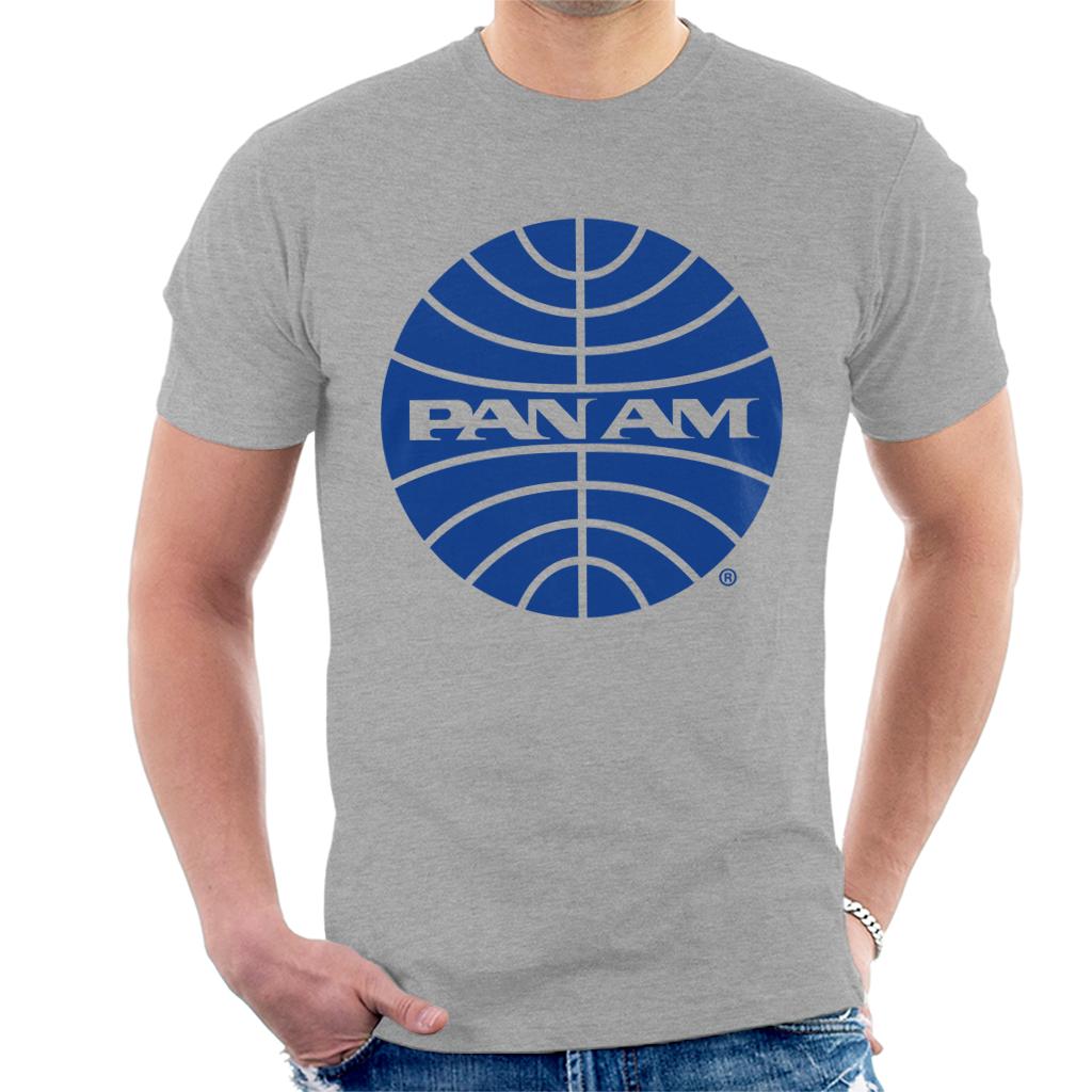 Pan Am Blue Outline Logo Men's T-Shirt product image 1
