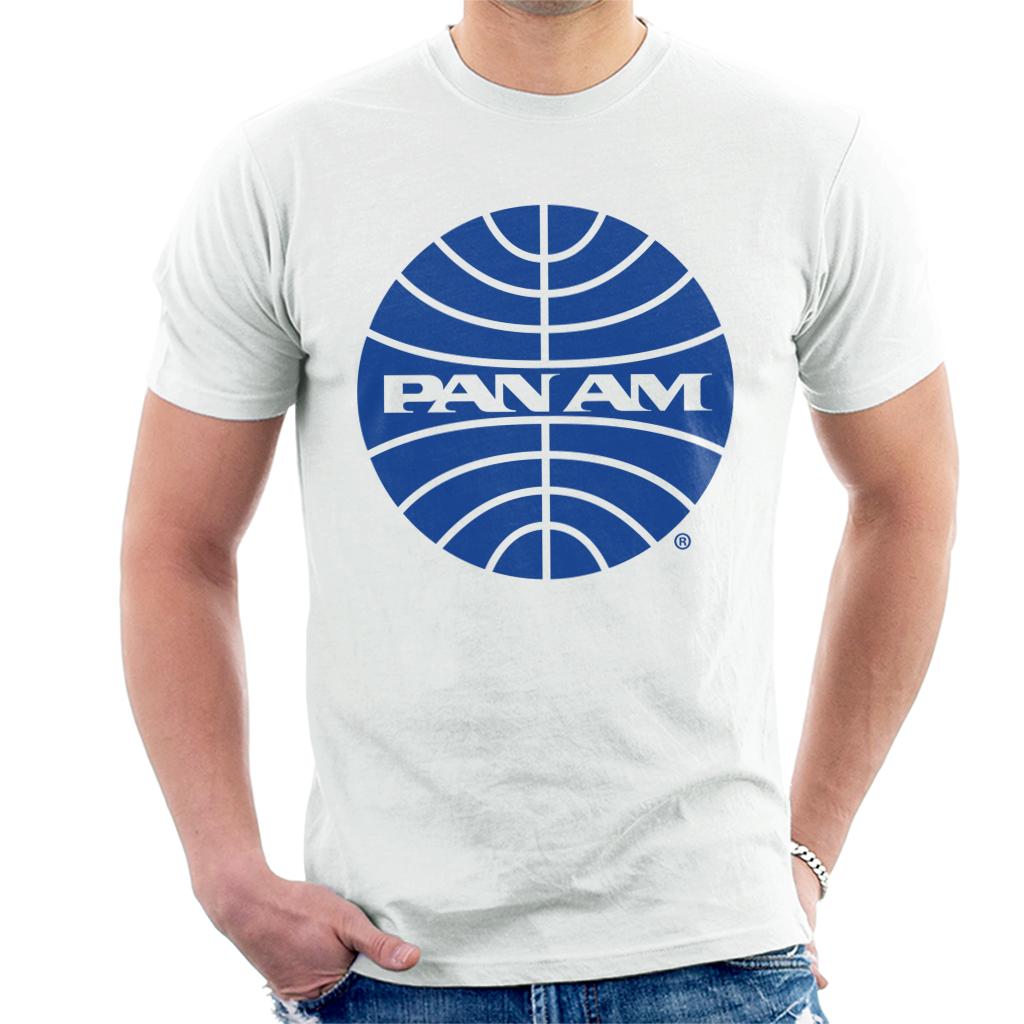 Pan Am Blue Outline Logo Men's T-Shirt product image 4