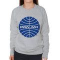 Pan Am Blue Outline Logo Women's Sweatshirt product image 1