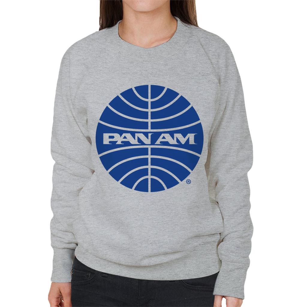 Pan Am Blue Outline Logo Women's Sweatshirt product image 1