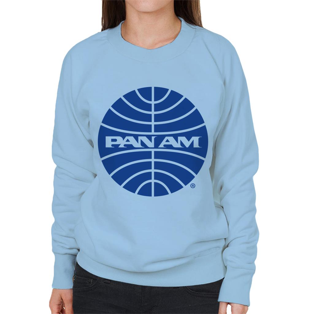 Pan Am Blue Outline Logo Women's Sweatshirt product image 6