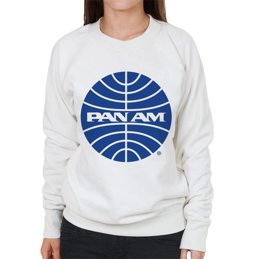 Pan Am Blue Outline Logo Women's Sweatshirt product image 4