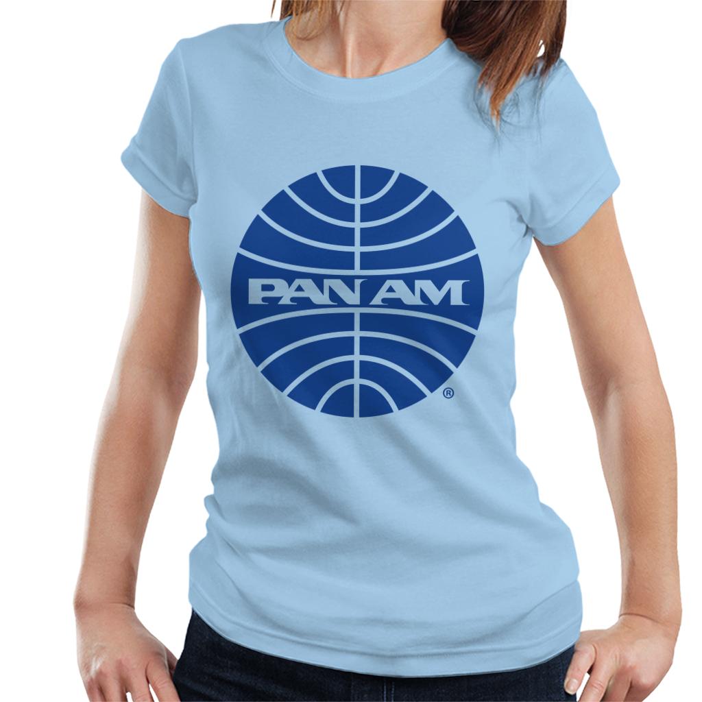 Pan Am Blue Outline Logo Women's T-Shirt product image 6