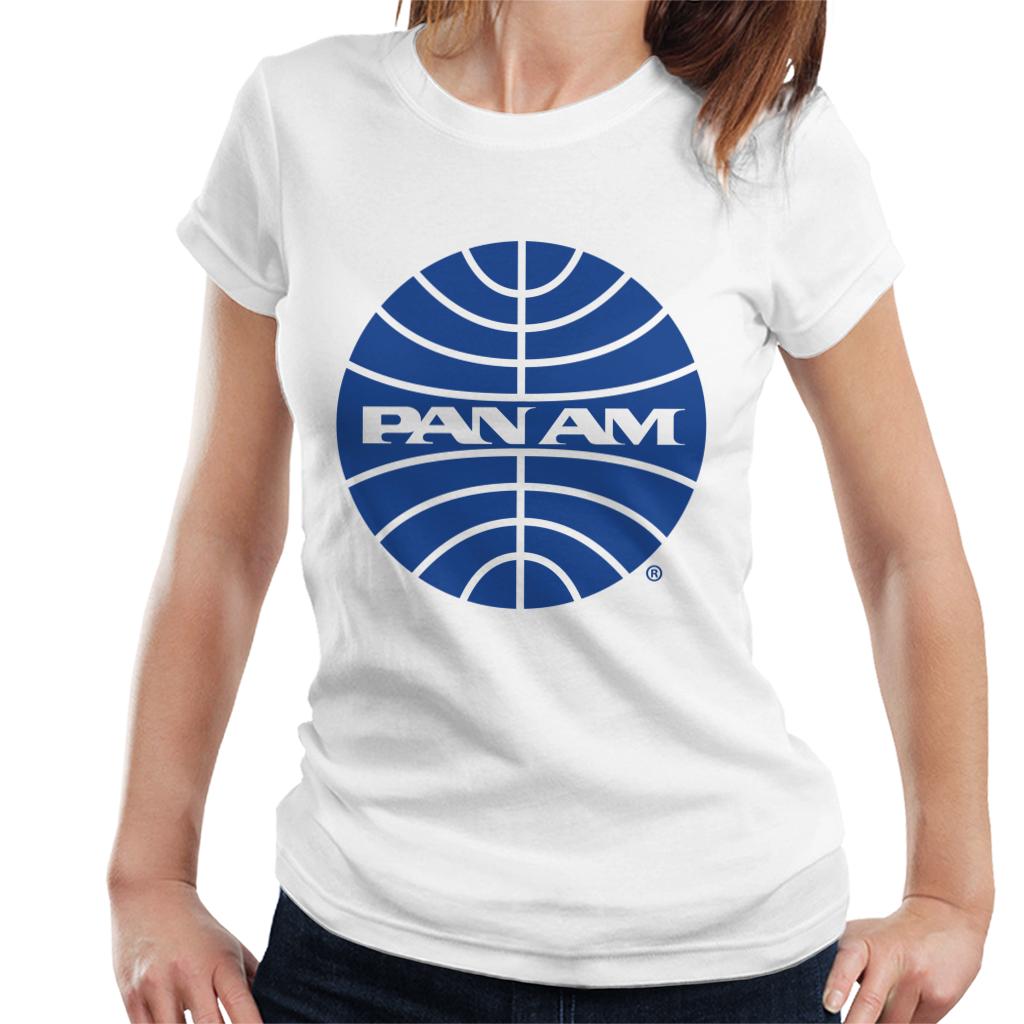 Pan Am Blue Outline Logo Women's T-Shirt product image 4