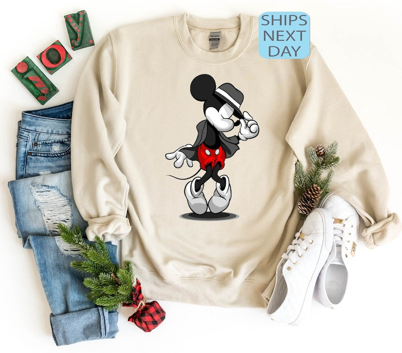 Mickey Dancing Shirt, Funny Mickey Michael Shirt, Funny Disney Shirt, Mickey Jordan T Shirt, Mickey Sweatshirt, Disney Vacation Hoodie