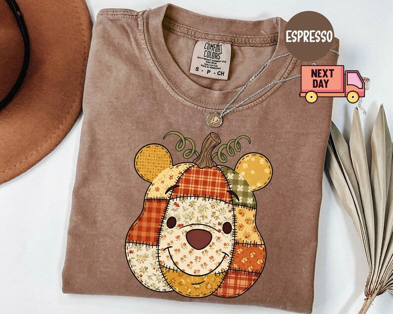 Comfort Colors® Winnie the Pooh Fall Pumpkin Patchwork product image 8