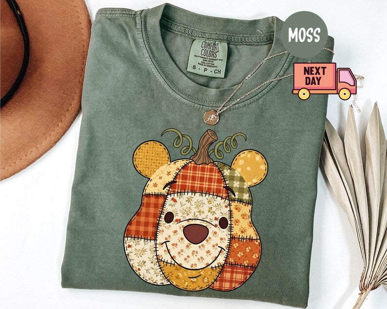 Comfort Colors® Winnie the Pooh Fall Pumpkin Patchwork product image 7