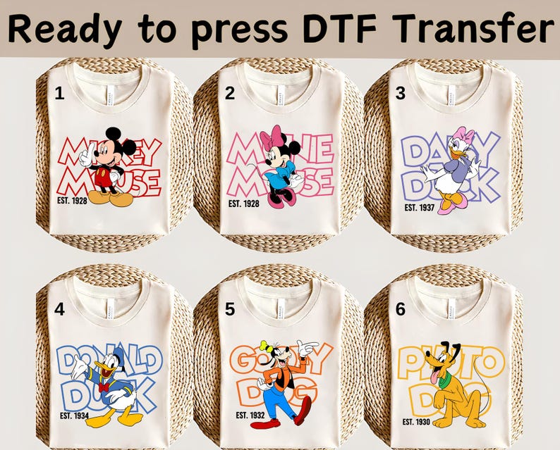 Disney Mickey and Friends DTF, Family Vacation Magical product image 1