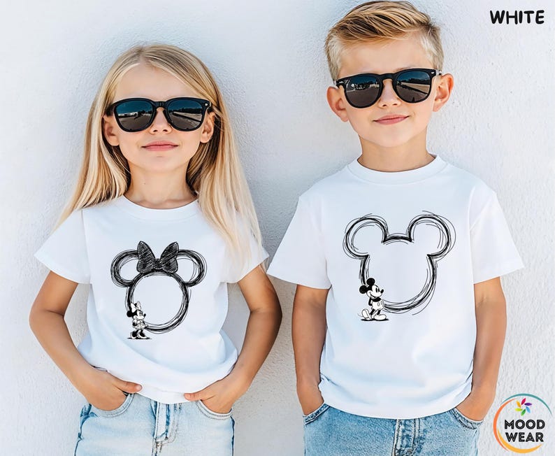 Comfort Colors® Mickey Mouse And Minnie Mouse, Disney Sweatshirt, Disneyworld Shirts, Disney Vacation Shirt, Disneyland Long Sleeve