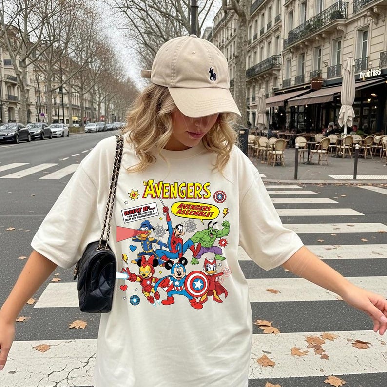 Disney Mickey and Friends Marvel Avengers Tee, Avengers Mickey Shirt, Comics Book Shirt, Magic Kingdom Hoodie, Marvel Mouse Kid Shirt Gift