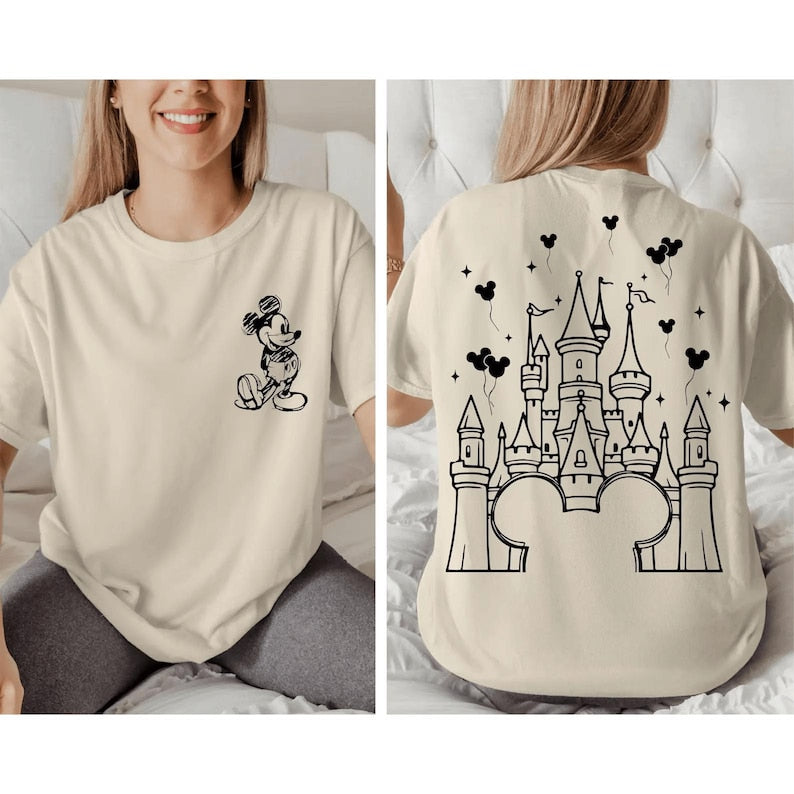 Disney Magical Castle Tee I Mickey Mouse T-Shirt - Sweatshirt - Hoodie - Youth Shirt