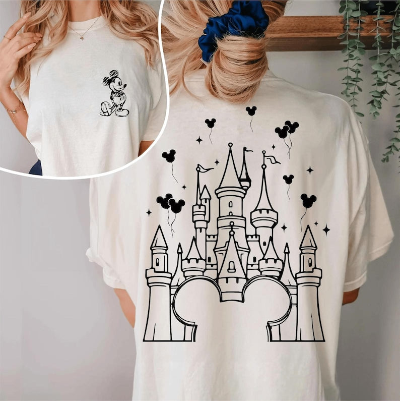 Disney Magical Castle Tee I Mickey Mouse T-Shirt - Sweatshirt - Hoodie - Youth Shirt