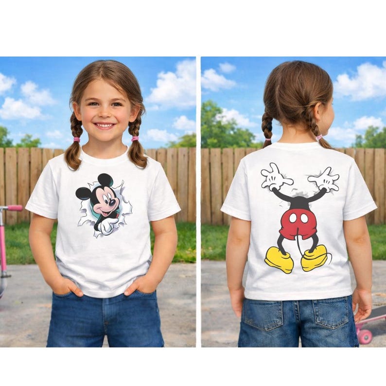 Retro Mickey Mouse T-shirt - Sweatshirt - Hoodie | Youth and Adult Styles | Y2K Trendy T-shirt | Holiday Gift