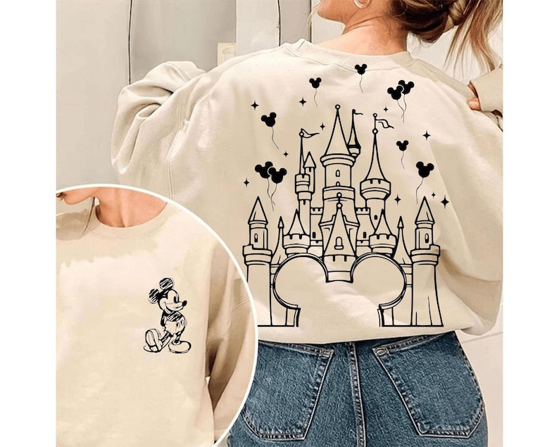 Disney Magical Castle Tee I Mickey Mouse T-Shirt - Sweatshirt - Hoodie - Youth Shirt