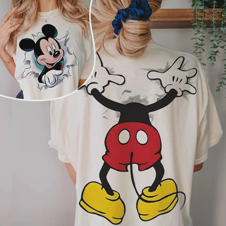 Retro Mickey Mouse T-shirt - Sweatshirt - Hoodie | Youth and Adult Styles | Y2K Trendy T-shirt | Holiday Gift