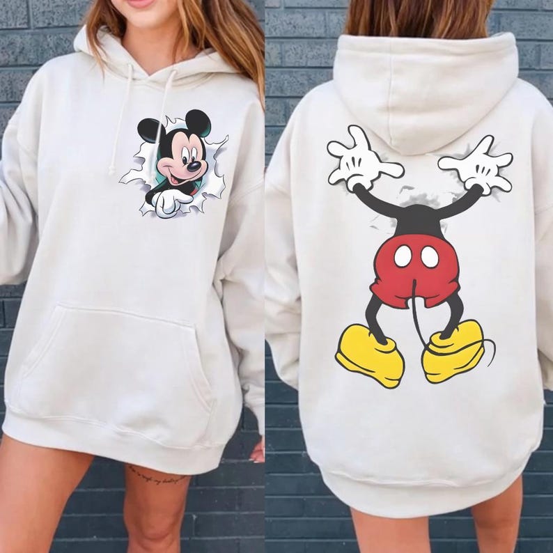 Retro Mickey Mouse T-shirt - Sweatshirt - Hoodie | Youth and Adult Styles | Y2K Trendy T-shirt | Holiday Gift
