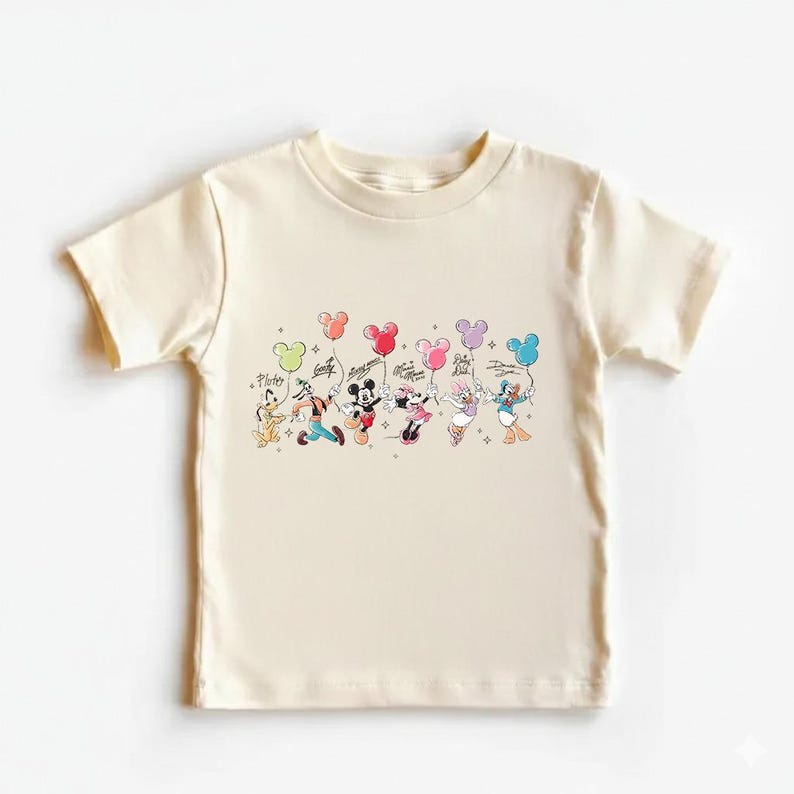 Disney Mickey and Friends with Balloons Shirt Disney Trip Sweatshirt Magic Kingdom shirt Mickey and Friends Tee