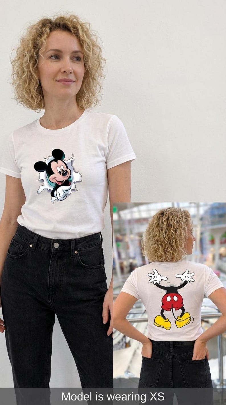 Retro Mickey Mouse T-shirt - Sweatshirt - Hoodie | Youth and Adult Styles | Y2K Trendy T-shirt | Holiday Gift