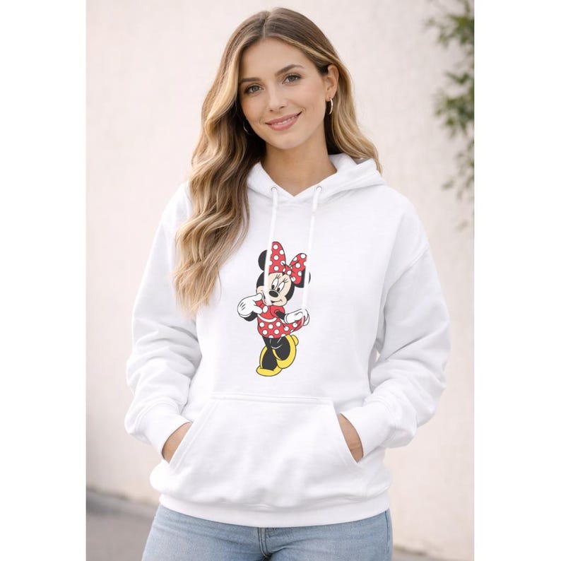Vintage Minnie Mouse Valentine Shirt, Sweatshirt & Hoodie, Retro Disney Minnie, Valentines Day Gift for Her, Disneyland Outfit