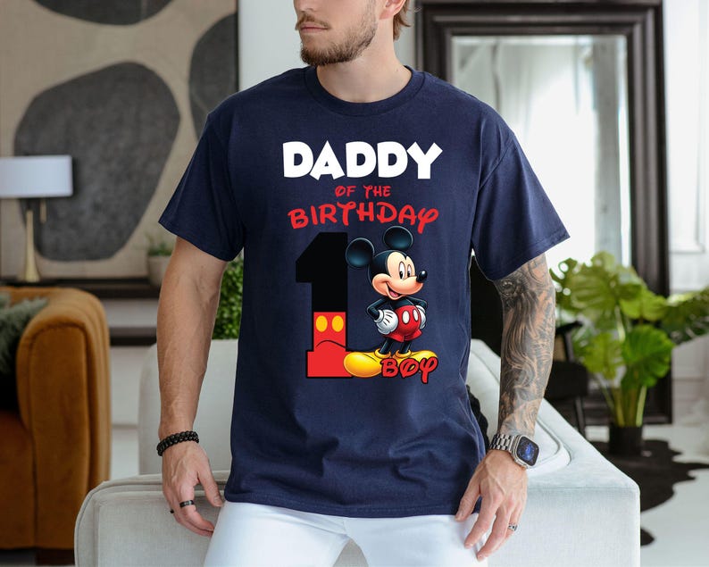 1st Birthday Mickey Shirt, Mickey Birthday Family Tees, Mommy of the Birthday Boy Mickey Mouse, Disney Birthday Gift, Family Disney Matching